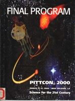 PITTCONR 2000 FINAL PROGRAM（ PDF版）