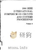 1986 IEEE INTERNATIONAL SYMPOSIUM ON CIRCUITS AND SYSTEMS VOLUME 2（ PDF版）