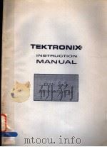 TEKTRONIX INSTRUCTION MANUAL TYPE S-5 SAMPLING HEAD     PDF电子版封面     