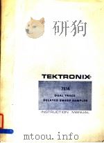 TEKTRONIX 7S14 DUAL TRACE DELAYED SWEEP SAMPLER     PDF电子版封面     