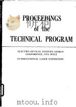 PROCEEDINGS OF THE TECHNICAL PROGRAM     PDF电子版封面     