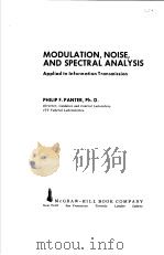 MODULATION NOISE AND SPECTRAL ANALYSIS     PDF电子版封面    PHILIP F·PANTER 