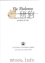THE THALAMUS     PDF电子版封面    DOMINICK P.PURPURA AND MELVIN 