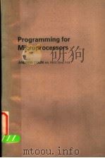 PROGRAMMING FOR MICROPROCESSORS（ PDF版）
