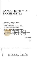 ANNUAL REVIEW OF BIOCHEMISTRY VOLUME 46  1977（ PDF版）