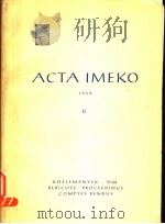 ACTA IMEKO  1958  2     PDF电子版封面     