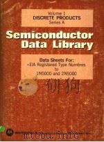 SEMICONDUCTOR DATA LIBRARY VOLUME 1     PDF电子版封面     