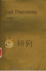 LIGIC PROGRAMMING  PROCEEDINGS OF THE NORTH AMERICAN CONFERENCE  VOLUME 1     PDF电子版封面    EWING L.LUSK AND ROSS A.OVERBE 