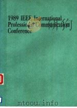 1989 IEEE INTERNATIONAL PROFESSIONAL COMMUNICATION CONFERENCE     PDF电子版封面     