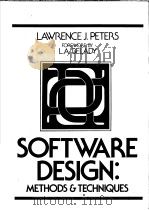 SOFTWARE DESIGN:METHODS & TECHNIQUES     PDF电子版封面  0917072197  LAWRENCE J.PETERS 