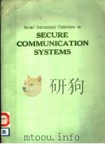 SECURE COMMUNICATION SYSTEMS（ PDF版）