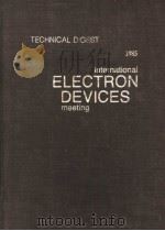 INTERNATIONAL ELECTRON DEVICES MEETING 1983     PDF电子版封面     