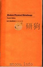MODERN PHYSICAL METALLURGY  FOURTH EDITION     PDF电子版封面  0408710500  R.E.SMALLMAN 