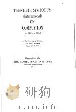 SYMPOSIUM TWENTIETH INTERNATIONAL ON COMBUSTION VOLUME Ⅱ     PDF电子版封面     