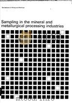 SAMPLING IN THE MINERAL AND METALLURGICAL PROCESSING INDUSTRIES（ PDF版）