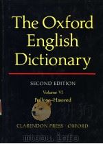 THE OXFORD ENGLISH DICTIONARY SECOND EDITION VOLUME Ⅵ（ PDF版）