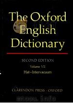 THE OXFORD ENGLISH DICTIONARY SECOND EDITION VOLUME Ⅶ     PDF电子版封面    J·A·SIMPSON AND E·S·C·WEINER 