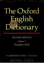 THE OXFORD ENGLISH DICTIONARY SECOND EDITION VOLUME Ⅴ（ PDF版）