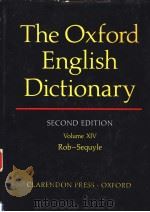 THE OXFORD ENGLISH DICTIONARY SECOND EDITION VOLUME XIV     PDF电子版封面    J·A·SIMPSON AND E·S·C·WEINER 