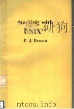 STARTING WITH UNIX（ PDF版）
