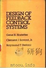 DESIGN OF FEEDBACK CONTROL SYSTEMS（ PDF版）