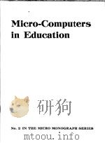 MICROCOMPUTERS IN EDUCATION     PDF电子版封面  0903796643   
