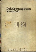 DISK OPERATING SYSTEM VERSIOON 3.00     PDF电子版封面     