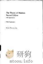 THE THEORY OF MATRICES  SECOND EDITION     PDF电子版封面  0124355609   