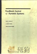 FEEDBACK CONTROL OF DYNAMIC SYSTEMS（ PDF版）