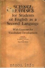 SCIENCE READINGS FOR STUDENTS OF ENGLISH AS A SECOND LANGUAGE WITH EXERCISES FOR VOCABULARY DEVELOPM（ PDF版）