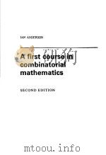 A FIRST COURSE IN COMBINATORIAL MATHEMATICS SECOND EDITION（ PDF版）