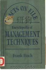 THE FACTS ON FILE ENCYCLOPEDIA OF MANAGEMENT TECHNIQUES（ PDF版）