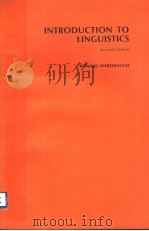 INTRODUCTION TO LINGUISTICS SECOND EDITION（ PDF版）