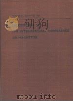 PROCEEDINGS OF THE INTERNATIONAL CONFERENCE ON MAGNETISM     PDF电子版封面    NOTTINGHAM 