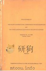 PROCEEEDINGS OF THE FOURTH INTERNATIONAL CONFERENCE ON SOLID SURFACES AND THE THIRD EUROPEAN CONFERE     PDF电子版封面     