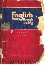 ENGLISH THROUGH READING     PDF电子版封面    W.W.S.BHASKER N.S.PRABHU 