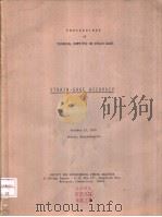 PROCEEDINGS OF TECHNICAL SESSION STRAIN-GAGE ACCURACY     PDF电子版封面     