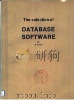 THE SELECTION OF DATABASE SOFTWARE（ PDF版）