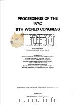 PROCEEDINGS OF THE IFAC 6TH WORLD CONGRESS PART 1   1975  PDF电子版封面  0876642814   