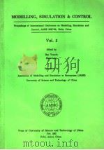 MODELLING，SIMULATION & CONTROL VOL.2   1993  PDF电子版封面  7312004467  BAO YUANLU，SHEN LIAN 