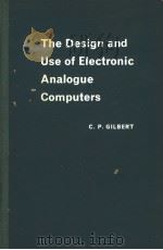 THE DESIGN AND USE OF ELECTRONIC ANALOGUE COMPUTERS（1964 PDF版）