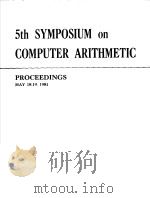 5TH SYMPOSIUM ON COMPUTER ARITHMETIC     PDF电子版封面     