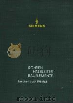 ROHREN HALBLEITER BAUELEMENTE TASCHENBUCH 1964/65（ PDF版）