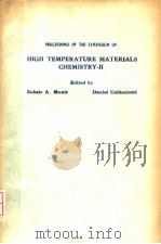PROCEEDINGS OF THE SYMPOSIUM ON HIGH TEMPERATURE MATERIALS CHEMISTRY-Ⅱ（ PDF版）