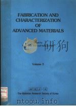 FABRICATION AND CHARACTERIZATION OF ADVANCED MATERIALS VOLUME Ⅲ（ PDF版）
