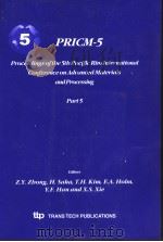 PRICM-5 PROCEEDINGS OF THE 5TH PACIFIC RIM INTERNATIONAL CINFEREBCE IB ADVABCED MATERIALS AND PROCES     PDF电子版封面     