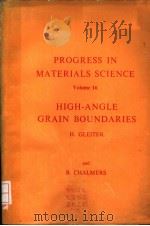 PROGRESS IN MATERIALS SCIENCE VOLUME 16（ PDF版）