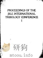 PROCEEDINGS OF THE JSLE INTERNATIONAL ERIBOLOGY CONFERENCE Ⅰ     PDF电子版封面     