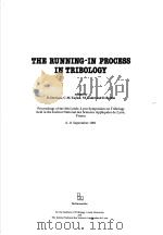 THE RUNNING-IN PROCESS IN TRIBOLOGY（ PDF版）