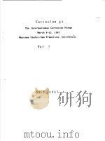 CORROSION 87 THE INTERNATIONAL CORROSION FORUM VOLUME Ⅶ     PDF电子版封面     